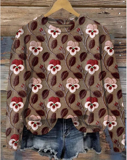Klasický vintage Svetr