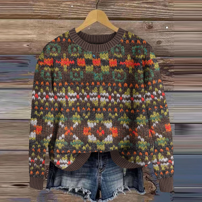 Svetr v nadčasovém vintage stylu