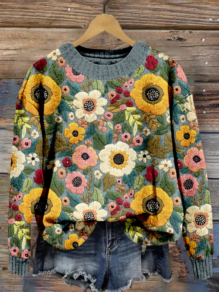 Svetr v nadčasovém vintage stylu