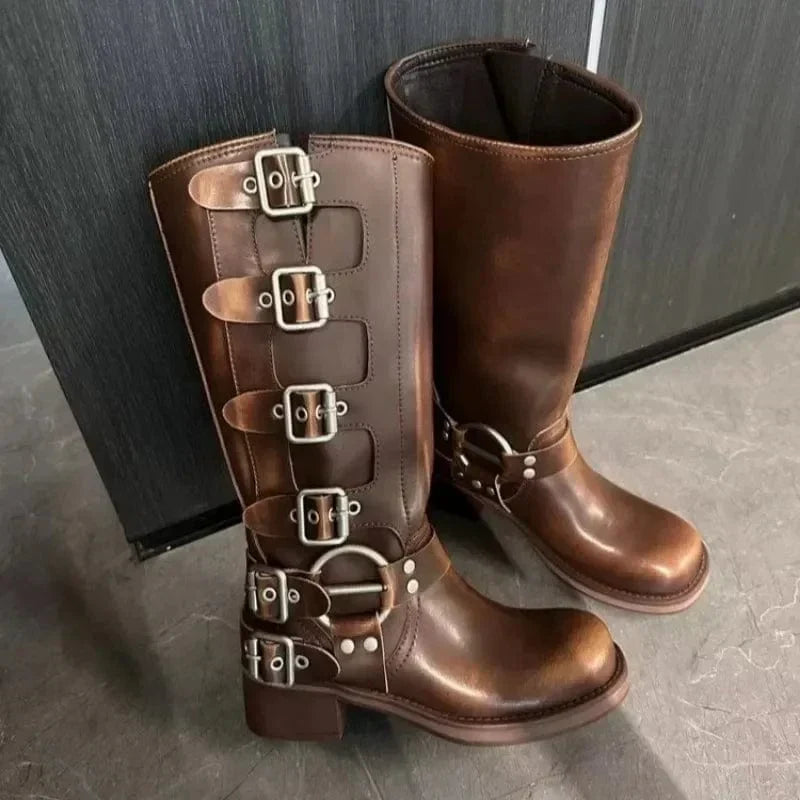 Vintage kožené boty
