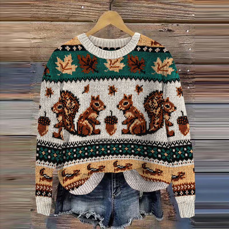Svetr v nadčasovém vintage stylu