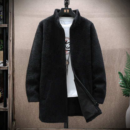 Men's Vintage Knitted Pattern Cardigan Sweater elevenforest