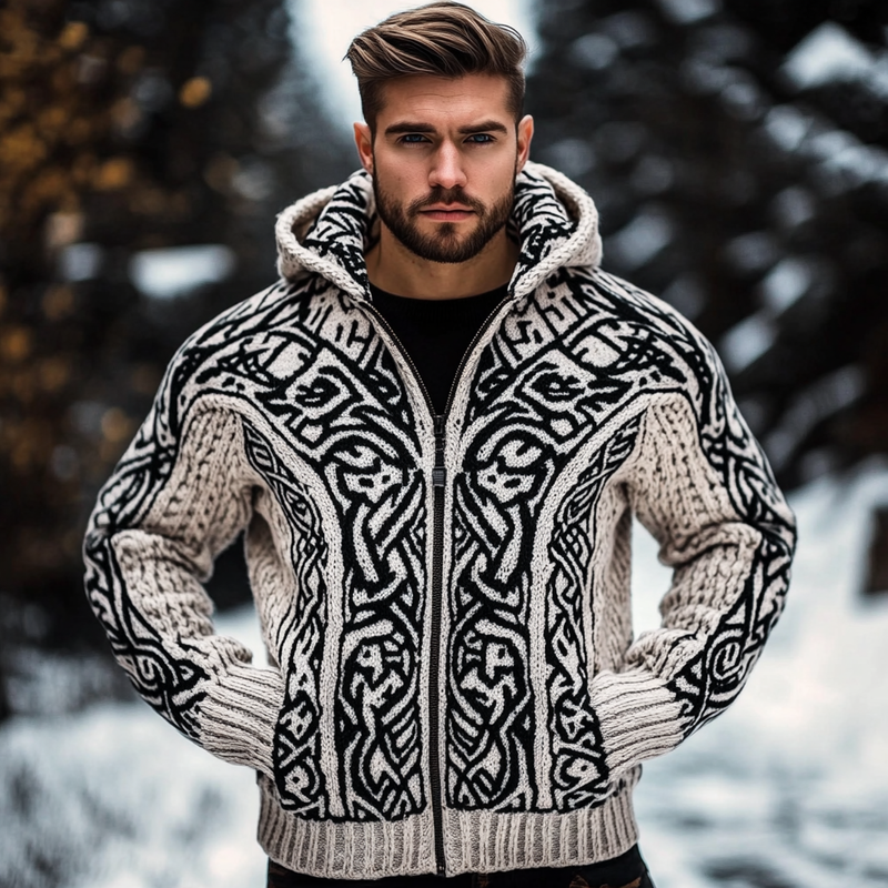 Svetr v nadčasovém vintage stylu