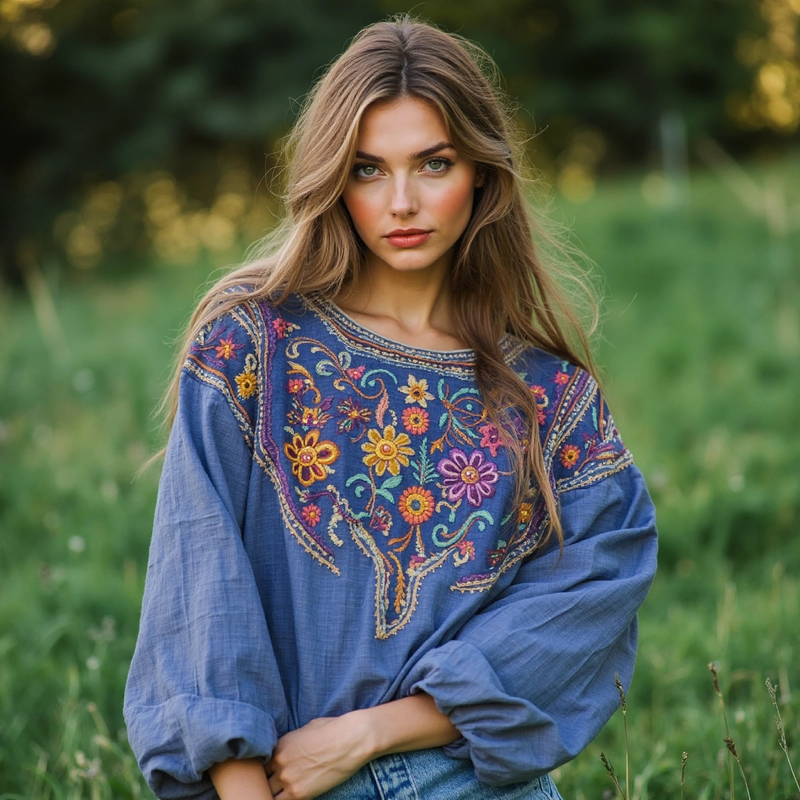 Halenka inspirovaný vintage