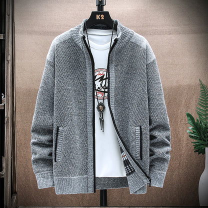 Men's Vintage Knitted Pattern Cardigan Sweater elevenforest