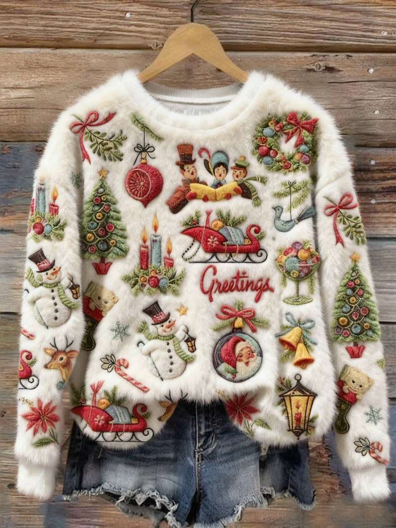 Svetr v nadčasovém vintage stylu