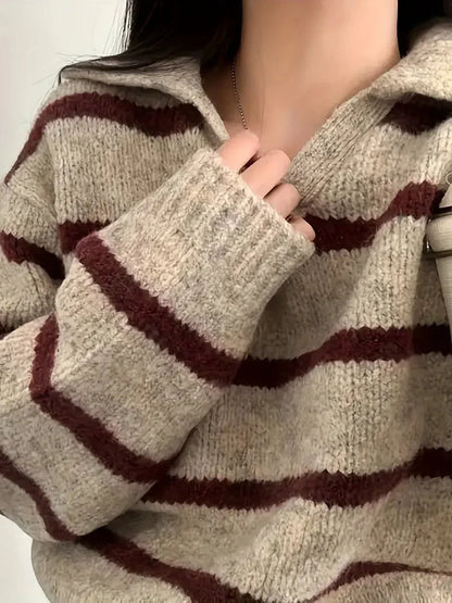 Svetr v nadčasovém vintage stylu