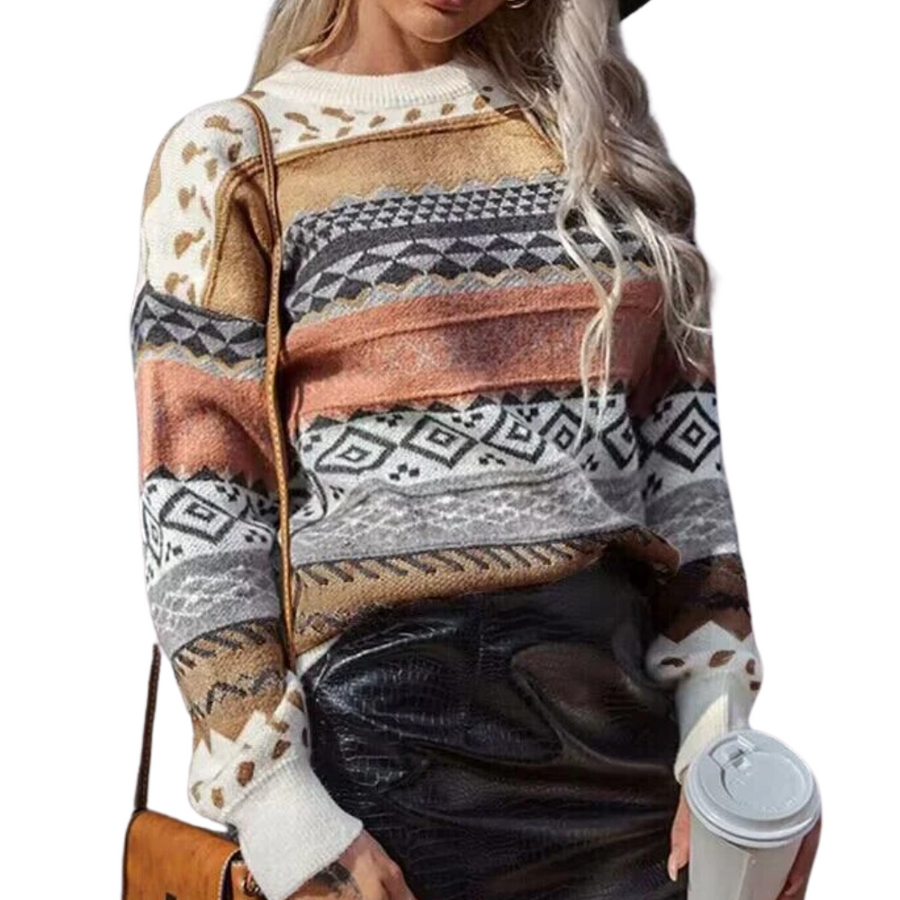 Svetr v nadčasovém vintage stylu