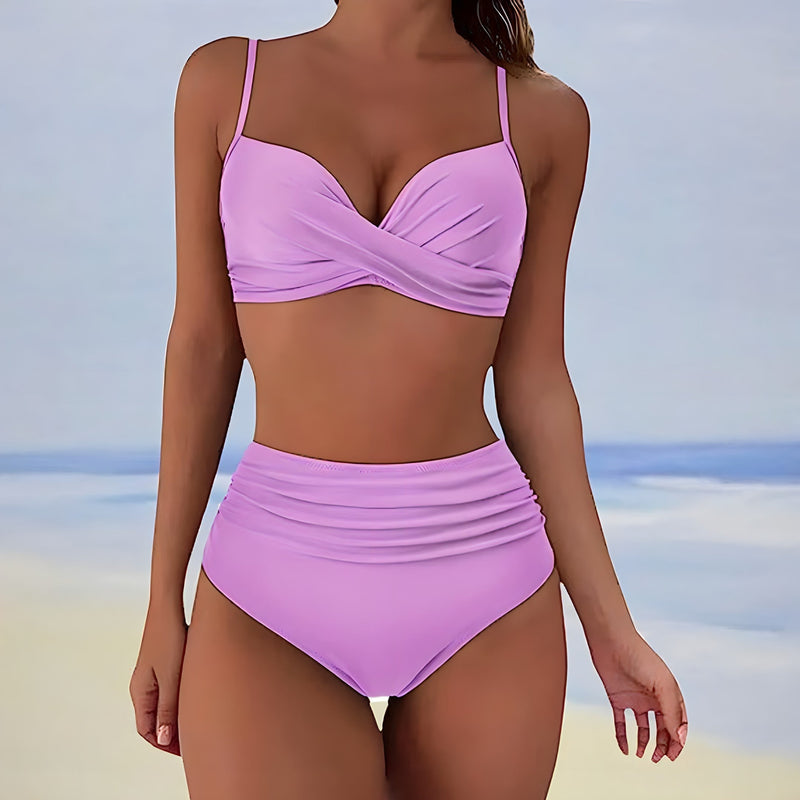 AS | Bikiny s vysokým pasem a twist front topem