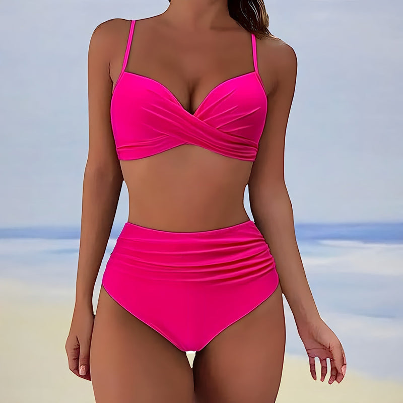 AS | Bikiny s vysokým pasem a twist front topem