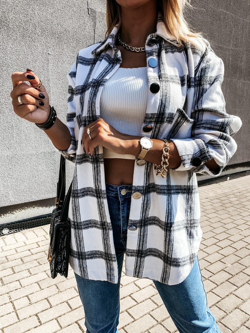 AS | MariasJacket I Dámská kostkovaná bunda