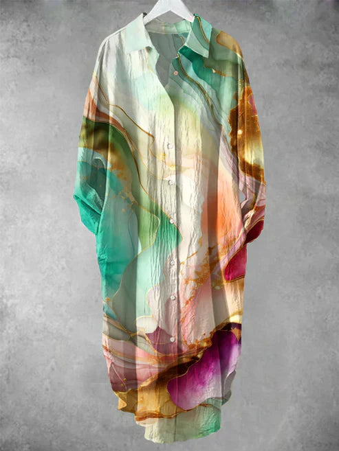 AS | Midi šaty na knoflíky s květinovým potiskem