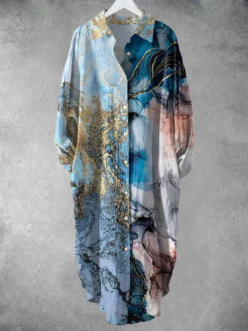 AS | Midi šaty na knoflíky s květinovým potiskem