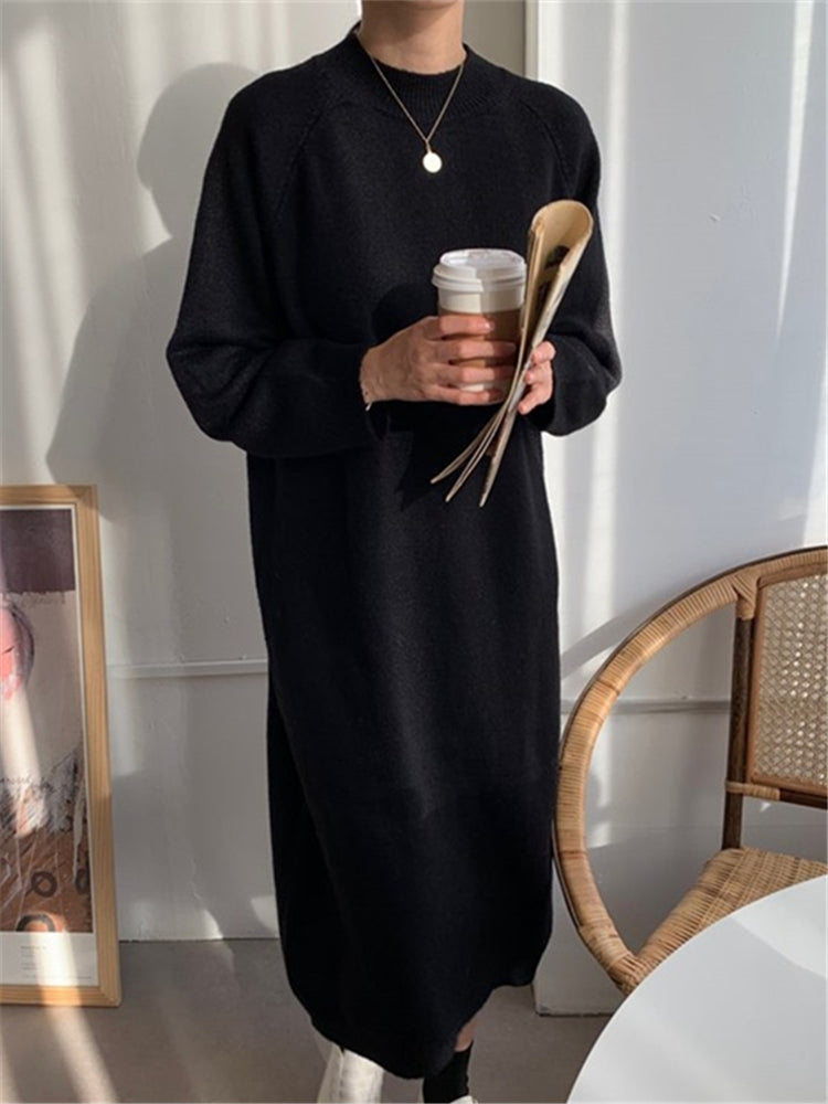 AS | Útulné pletené midi šaty